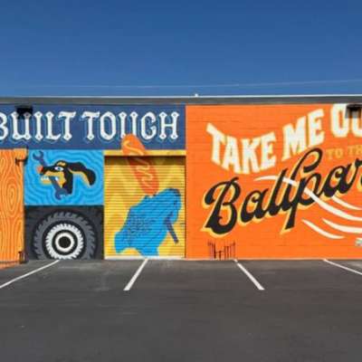 Take Me Out to the Ballpark Mural